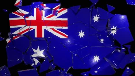 Australia-Bandera-Australiana-Del-Colapso-País-Dólar-De-Oz-Aussie-Ozzie-4K